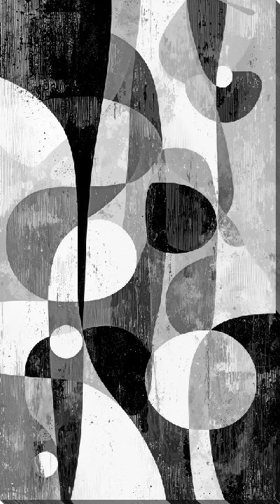 Постер Серая абстракция №26