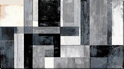 Картина маслом Серая абстракция №37