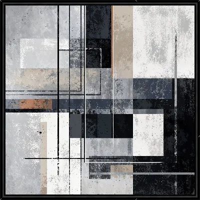 Картина Серая абстракция №40