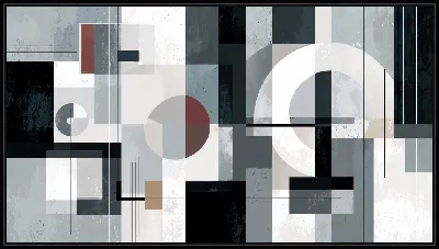 Картина Серая абстракция №47