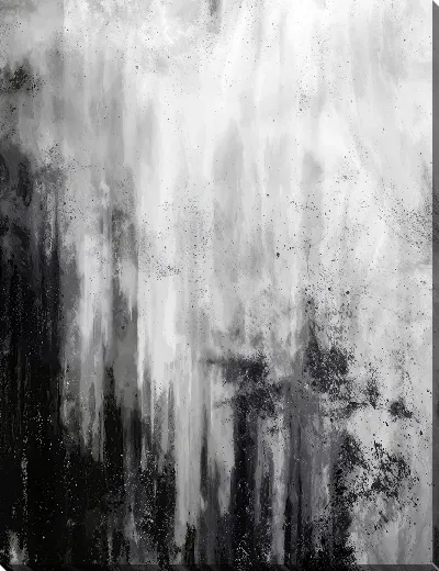 Картина маслом Серая абстракция №56