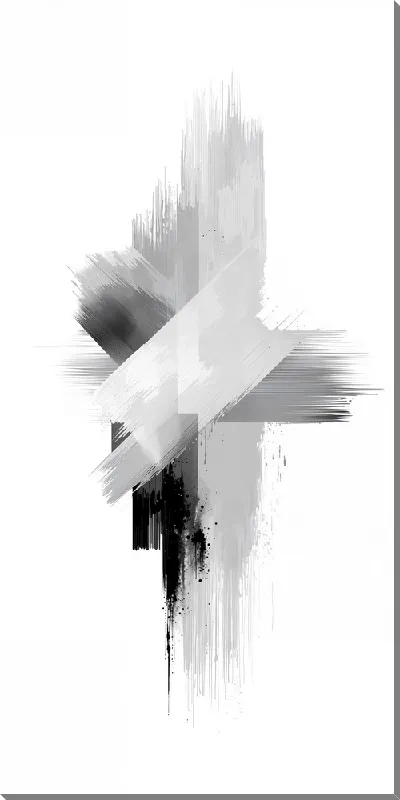 Постер Серая абстракция №58