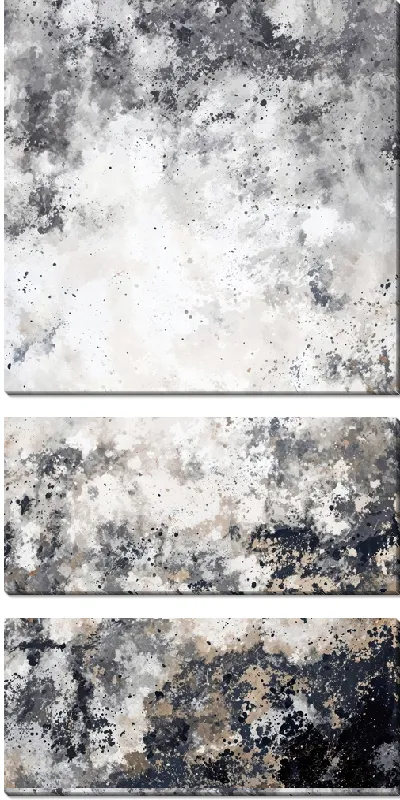 Модульная картина Серая абстракция №59