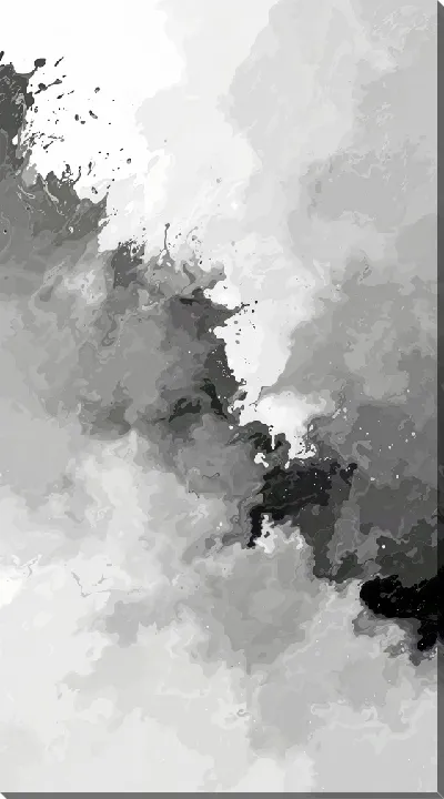 Постер Серая абстракция №61