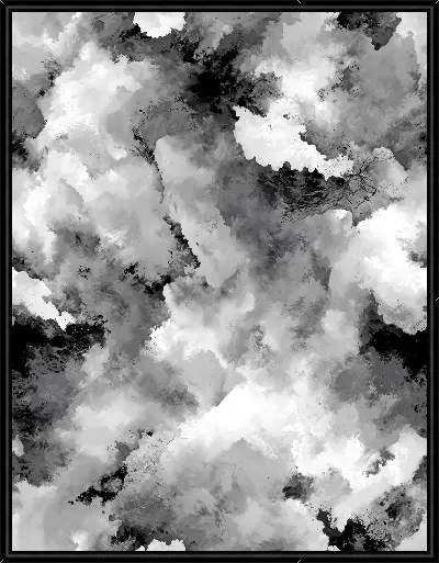 Картина Серая абстракция №62