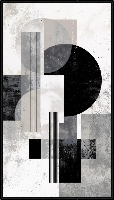 Картина Серая абстракция №69