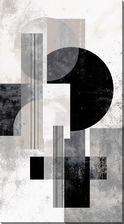 Постер Серая абстракция №69