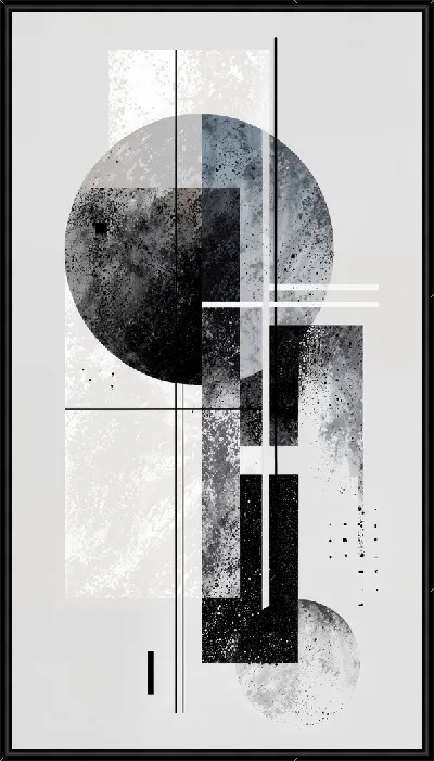 Картина Серая абстракция №70