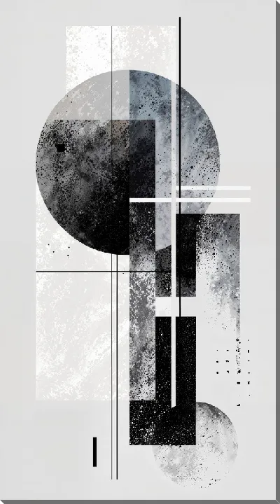 Постер Серая абстракция №70