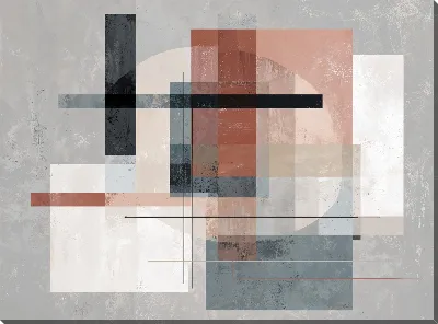 Картина маслом Серая абстракция №76