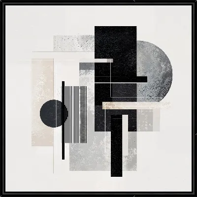 Картина Серая абстракция №78