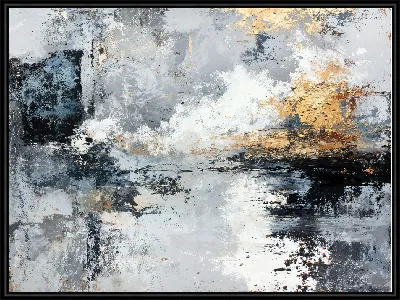 Картина Серая абстракция №83