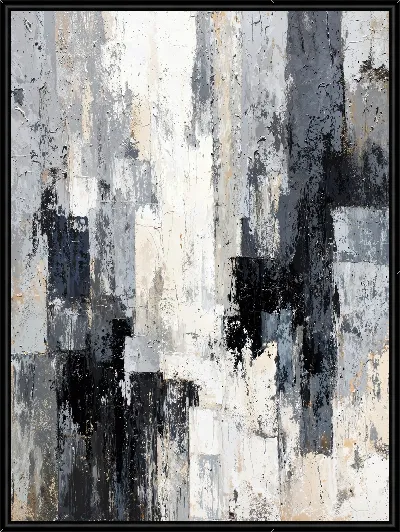Картина Серая абстракция №84
