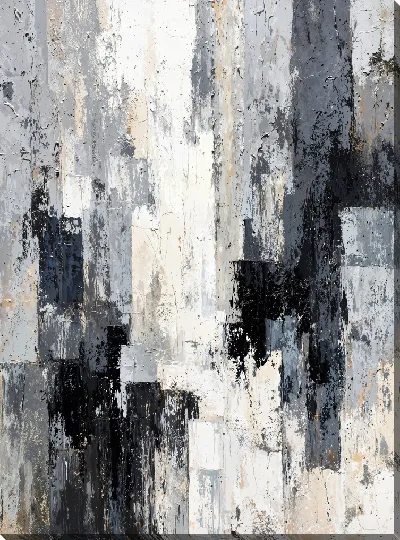 Постер Серая абстракция №84