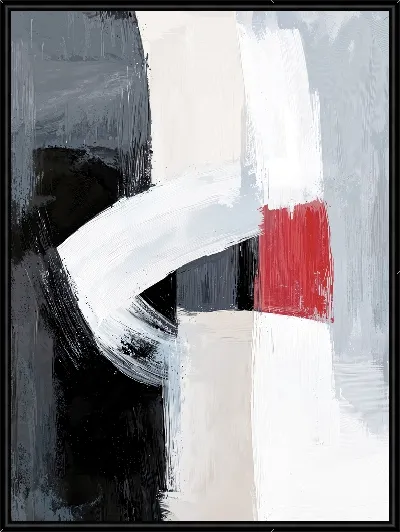 Картина Серая абстракция №87