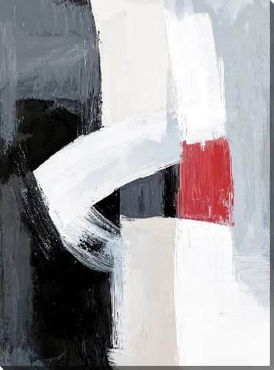 Постер Серая абстракция №87