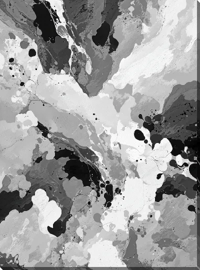 Постер Серая абстракция №90