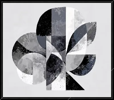 Картина Серая абстракция №96