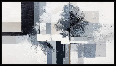 Картина Серая абстракция №98