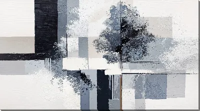Постер Серая абстракция №98
