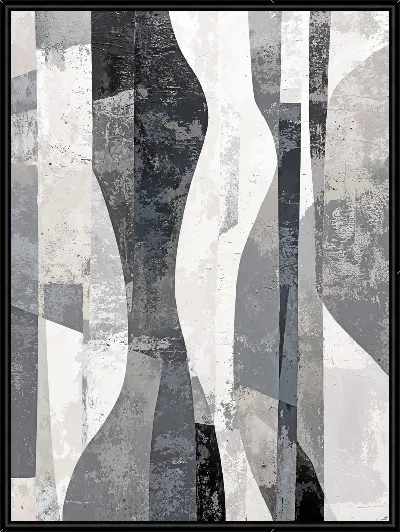 Картина Серая абстракция №101