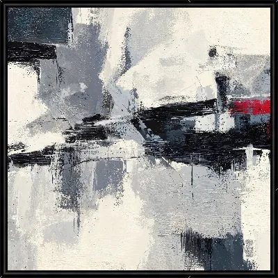 Картина Серая абстракция №102