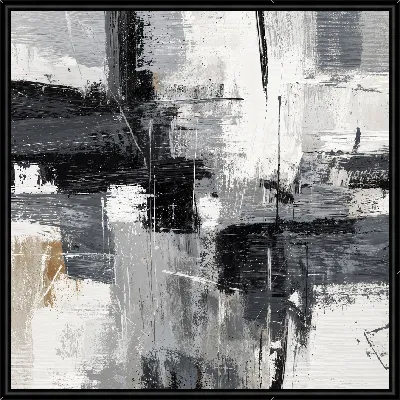 Картина Серая абстракция №104