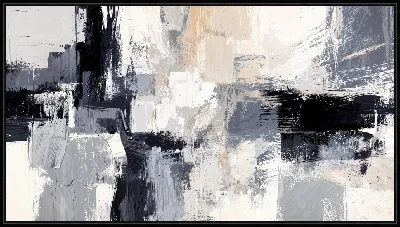 Картина Серая абстракция №105