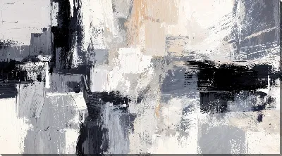 Постер Серая абстракция №105