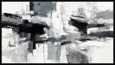 Картина Серая абстракция №106