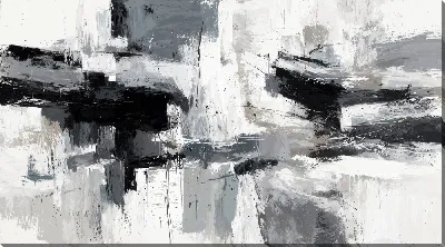 Постер Серая абстракция №106