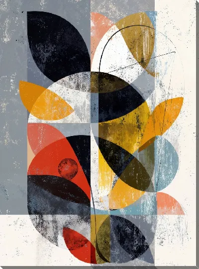 Картина маслом В стиле абстракции №3