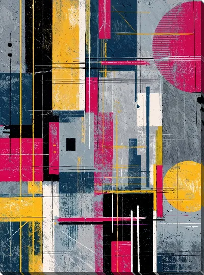 Картина маслом В стиле абстракции №6