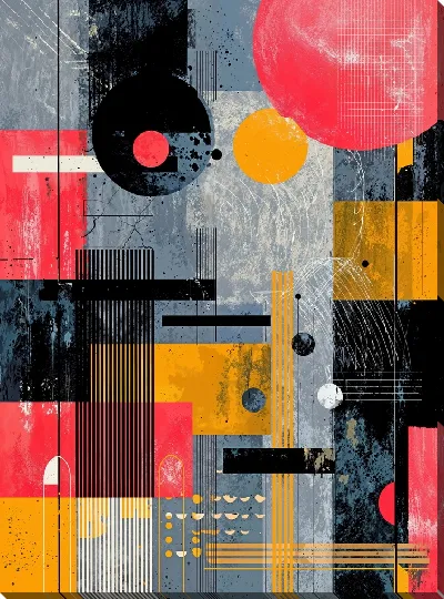 Картина маслом В стиле абстракции №12