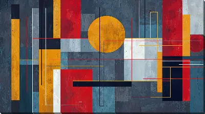 Картина маслом В стиле абстракции №16