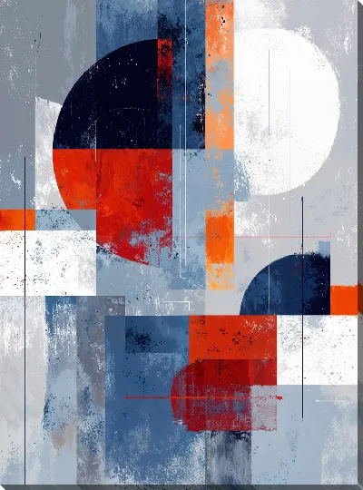 Картина маслом В стиле абстракции №22