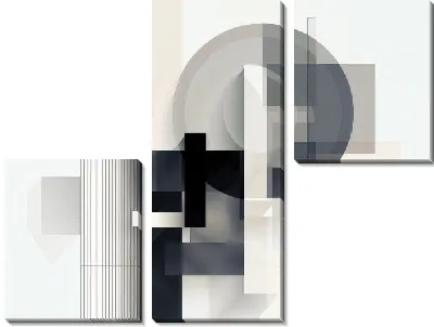 Модульная картина В стиле абстракции №25