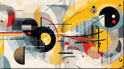 Картина маслом В стиле абстракции №28