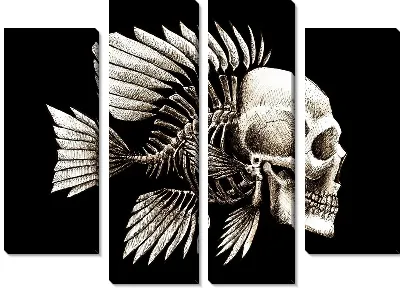 Модульная картина Рыба (Fish) №8