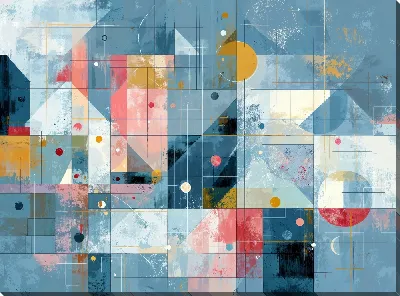 Картина маслом В стиле абстракции №29