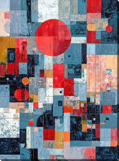 Картина маслом В стиле абстракции №31