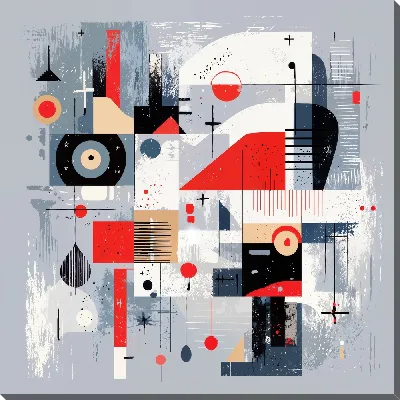 Картина маслом В стиле абстракции №37