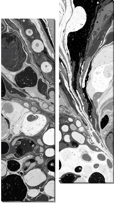 Модульная картина В стиле абстракции №41