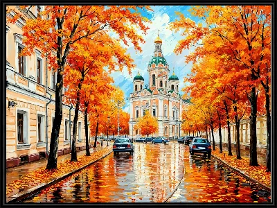 Картина Осенний Петербург