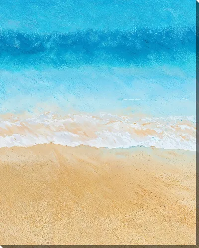 Картина маслом Лазурная вода на пляже