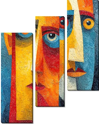Модульная картина Двойной взгляд