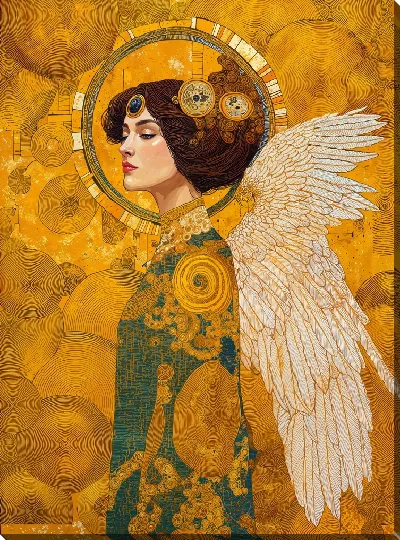 Постер Дама с крыльями