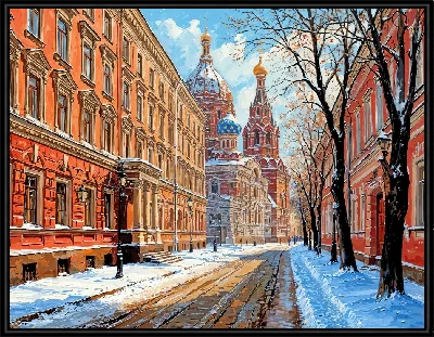 Картина Поздняя осень Петербурга