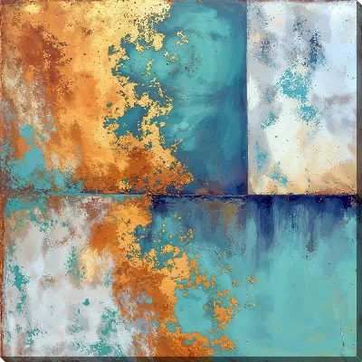 Картина маслом Фактура ржавчины