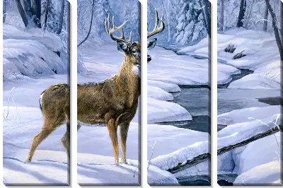 Модульная картина Олень (Deer) №2